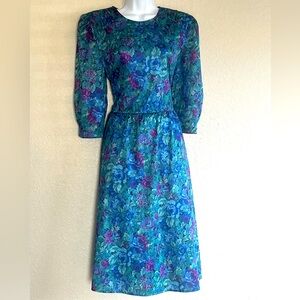 Tabby of California 1980s Vintage Dress